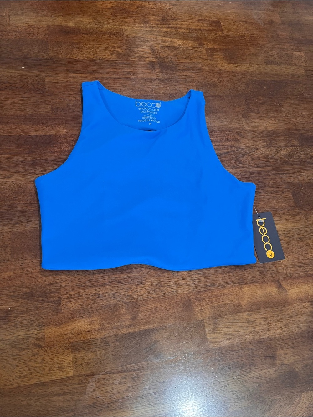BECCA Electric Blue Cropped Tank